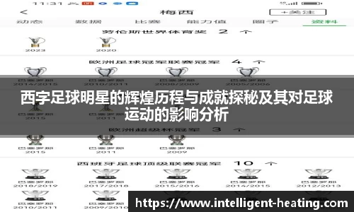 西字足球明星的辉煌历程与成就探秘及其对足球运动的影响分析